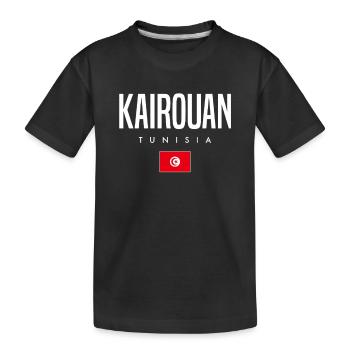 Kairouan, Tunisie - T-shirt bio Premium Enfant - noir - Devant