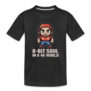 Soul 8 bits dans un monde 4K - T-shirt bio Premium Enfant - noir - Devant