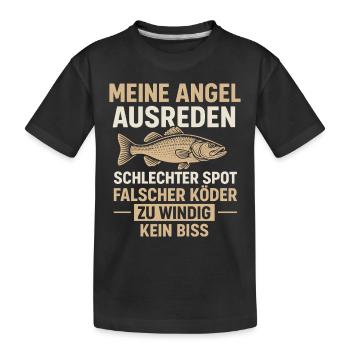 Angel Excuses – Pas de morsure, pas de problème - T-shirt bio Premium Enfant - noir - Devant
