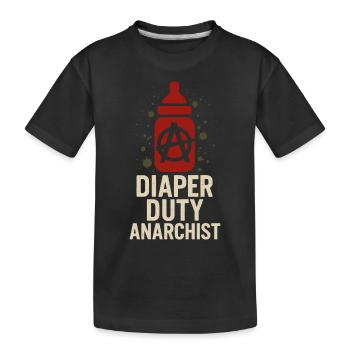 Punk Dad Alternative Paternity Rebellious - Kids' Premium Organic T-Shirt - black - Front