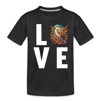 Moineaux Moineau - T-shirt bio Premium Enfant - noir - Devant