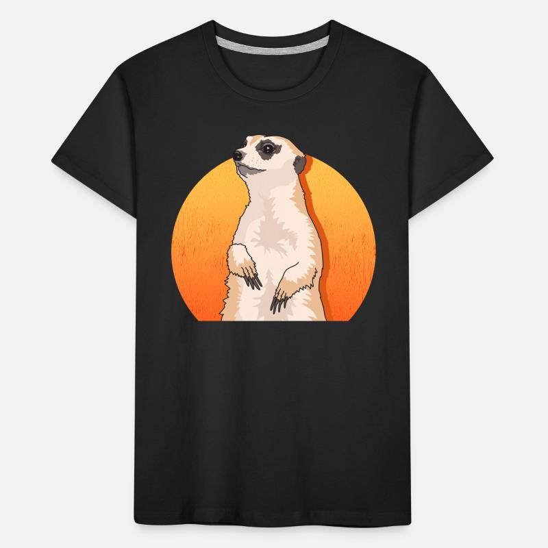 Erdmännchen süßes Erdmännchen Geschenke Kinder Premium Bio T-Shirt