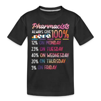 Technicien en pharmacie - T-shirt bio Premium Enfant - noir - Devant