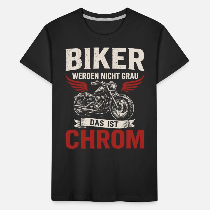 Biker Saying – That's Chrome Kids' Premium Organic T-Shirt