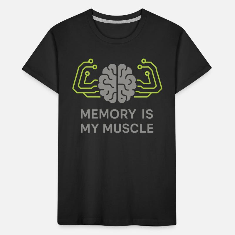 Memory Athlete Mnemonic Brain Training Mental Kids' Premium Organic T-Shirt