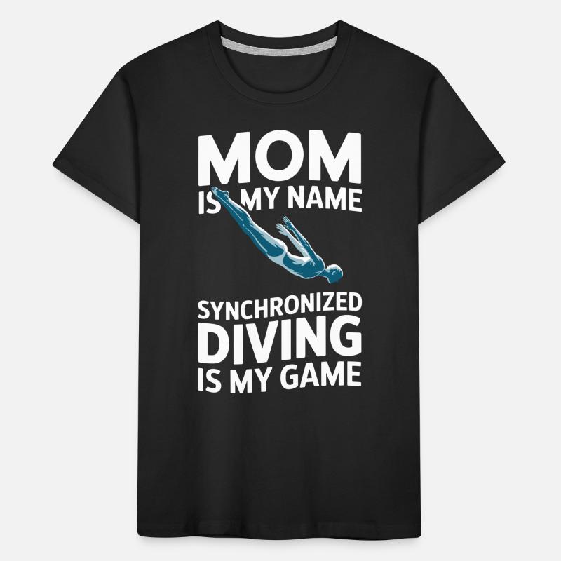 Diving diving board Kids' Premium Organic T-Shirt