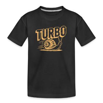 Vis turbo - T-shirt bio Premium Enfant - noir - Devant