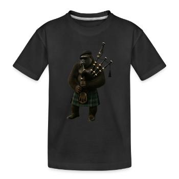 Cornemuse Gorilla - T-shirt bio Premium Enfant - noir - Devant