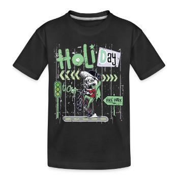 Bike Park Tour - Kids' Premium Organic T-Shirt - black - Front