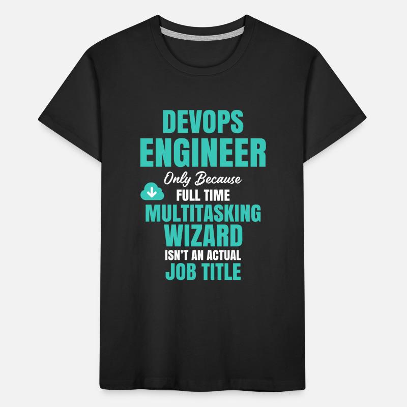 Assistant multitâche DevOps Engineer T-shirt bio Premium Enfant