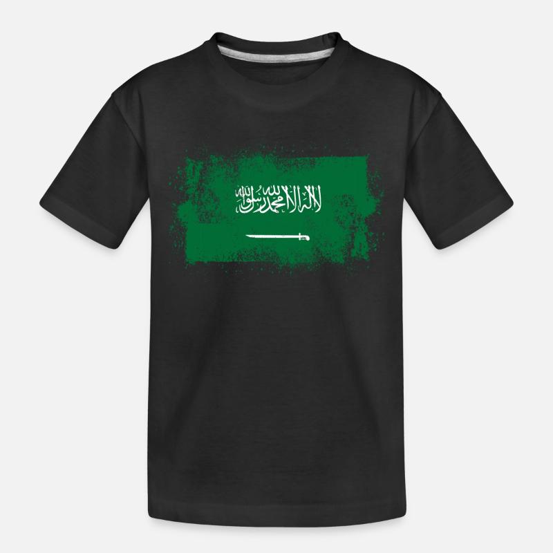 Arabie saoudite - T-shirt bio Premium Enfant - noir