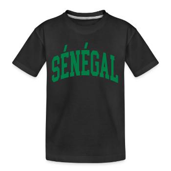 Sénégal - T-shirt bio Premium Enfant - noir - Devant