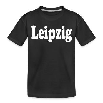 Leipzig - T-shirt bio Premium Enfant - noir - Devant