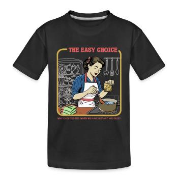 Le choix facile - T-shirt bio Premium Enfant - noir - Devant