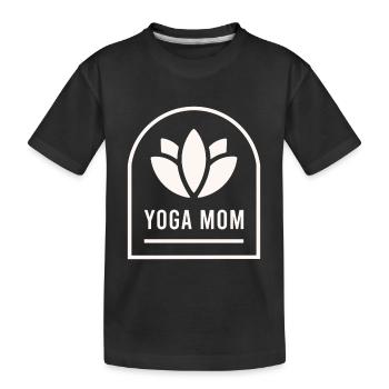 Maman yogi maman - T-shirt bio Premium Enfant - noir - Devant