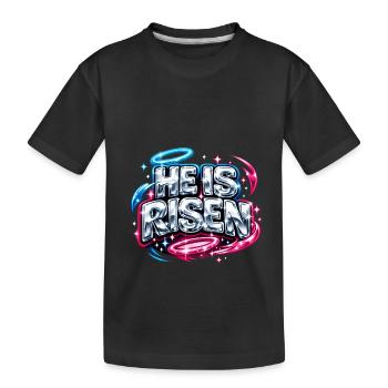 Il est Risen Street Wearing en disant - T-shirt bio Premium Enfant - noir - Devant