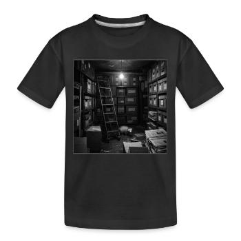 Archives du mystère sur les opossums sur la faune et les animaux sauvages - T-shirt bio Premium Enfant - noir - Devant