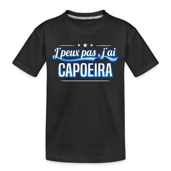 Capoeira - j'peux pas , j'ai Capoeira - T-shirt bio Premium Enfant - noir - Devant