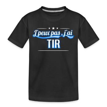 Tir - j'peux pas , j'ai Tir - T-shirt bio Premium Enfant - noir - Devant