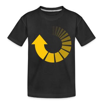 Geek - Kinder Premium Bio T-Shirt - Schwarz - Vorne