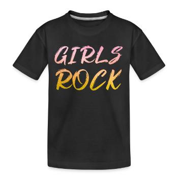 Journée internationale de la femme - T-shirt bio Premium Enfant - noir - Devant