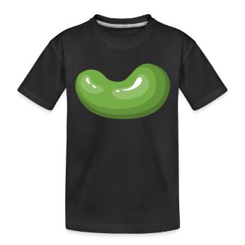 haricots légume légumes de haricots de vegetables18 - T-shirt bio Premium Enfant - noir - Devant