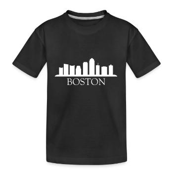 horizon boston - T-shirt bio Premium Enfant - noir - Devant