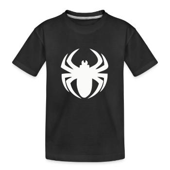 Araignée araignée araignée jambes de peur net de Noël - T-shirt bio Premium Enfant - noir - Devant