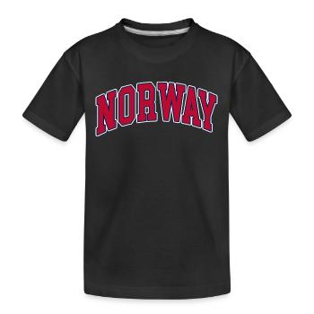 Norvège Norvège - T-shirt bio Premium Enfant - noir - Devant