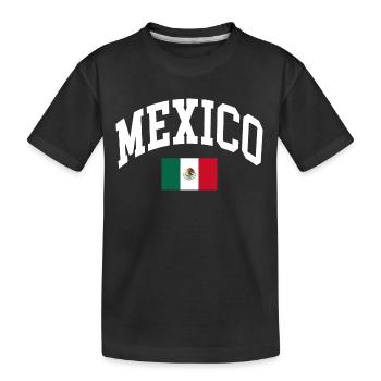 Mexico - Kids' Premium Organic T-Shirt - black - Front