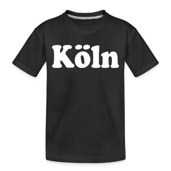 köln - Kinder Premium Bio T-Shirt - Schwarz - Vorne