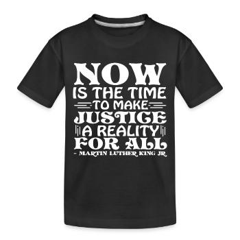 MARTIN LUTHER KING - T-shirt bio Premium Enfant - noir - Devant