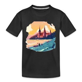 Germany is a country of abundant and diverse - Kids' Premium Organic T-Shirt - black - Front