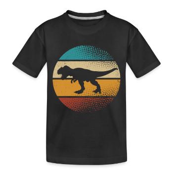 T Rex - T-shirt bio Premium Enfant - noir - Devant