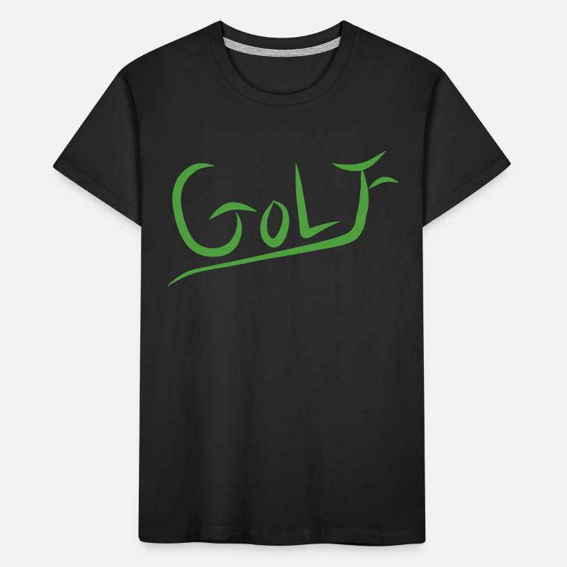 Golf Lovers Kids' Premium Organic T-Shirt