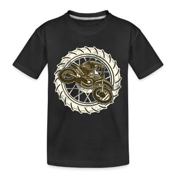 Motocross - T-shirt bio Premium Enfant - noir - Devant