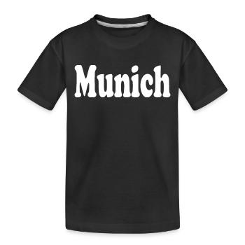 Munich - T-shirt bio Premium Enfant - noir - Devant