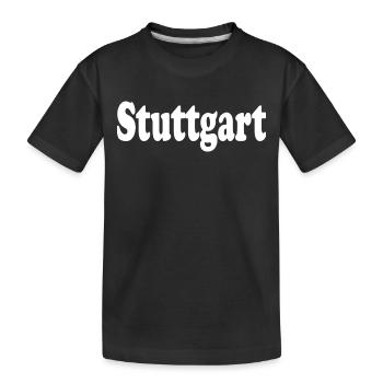 Stuttgart - T-shirt bio Premium Enfant - noir - Devant