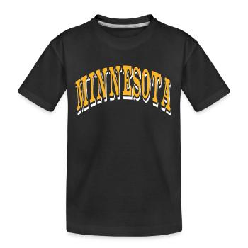 Minnesota - T-shirt bio Premium Enfant - noir - Devant