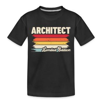 Architecte - T-shirt bio Premium Enfant - noir - Devant