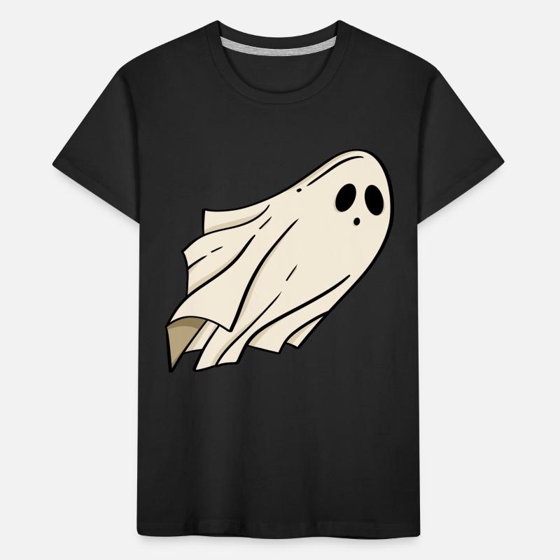 Geist Halloween Kinder Premium Bio T-Shirt