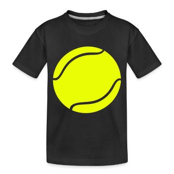 Tennis Coach - Kids' Premium Organic T-Shirt - black - Front