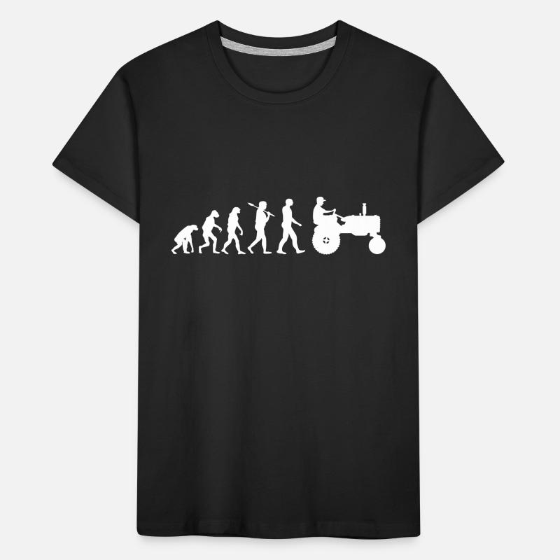 Agriculture Tracteur Evolution T-shirt bio Premium Enfant