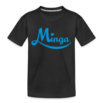 Minga - le Munich bavarois - T-shirt bio Premium Enfant - noir - Devant