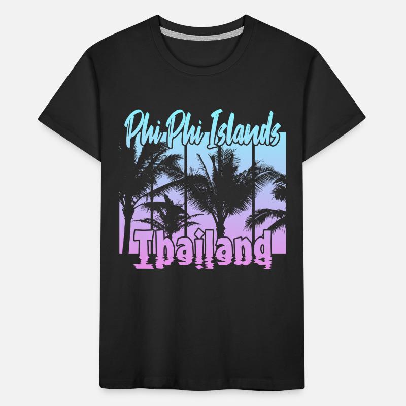 Îles Phi Phi Thaïlande T-shirt bio Premium Enfant