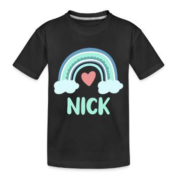 Surnom Rainbow Baby - T-shirt bio Premium Enfant - noir - Devant