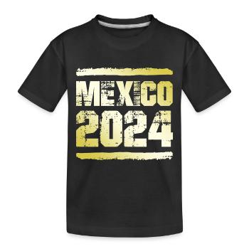 Mexique 2024 Médaille d’or - T-shirt bio Premium Enfant - noir - Devant