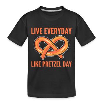 bretzel - T-shirt bio Premium Enfant - noir - Devant