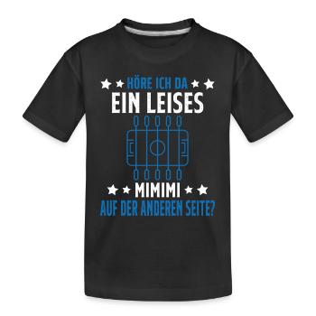 Tischfussball Geschenk Fans Wuzler Tischfussball - Kinder Premium Bio T-Shirt - Schwarz - Vorne