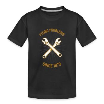 Résoudre les problèmes depuis 1873 - T-shirt bio Premium Enfant - noir - Devant